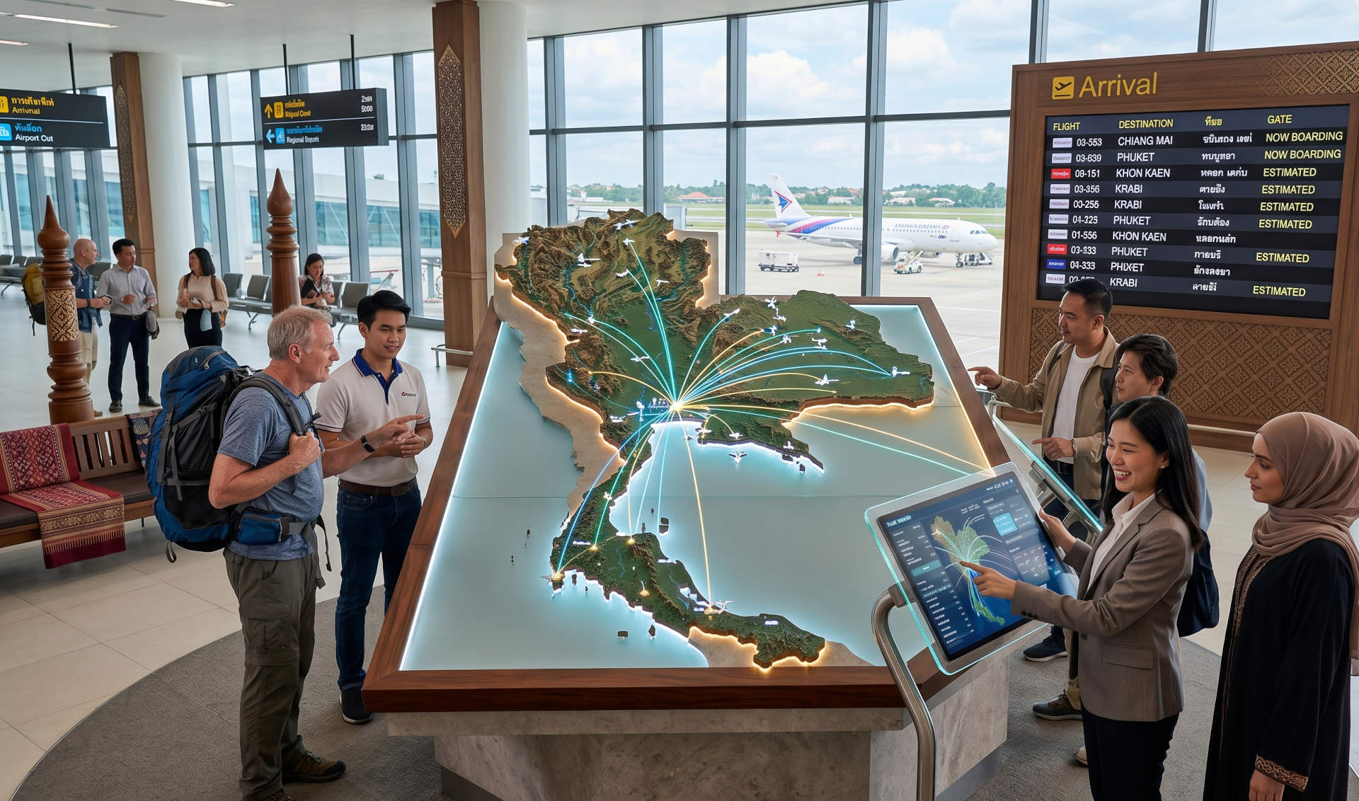 Driving Regional Tourism Dispersal Through an Intelligent Aviation and Transit Web Platform